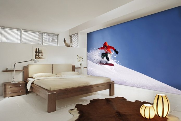 snowboarder sulla pista