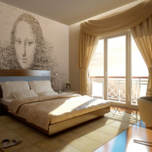 Carta da parati fotografica per la camera da letto - una selezione di idee per l'interno-6