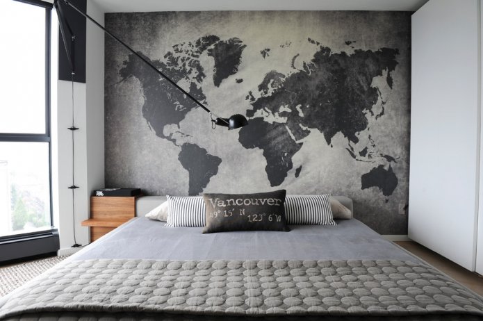 mappa monocromatica