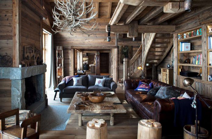 tavolino da caffè in legno naturale