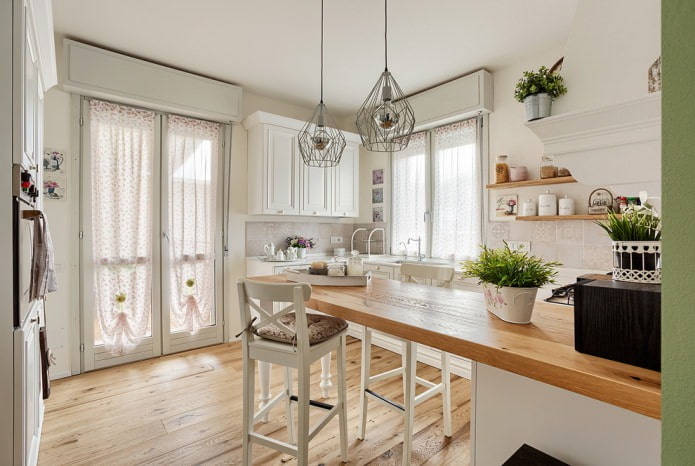 Tulle in cucina