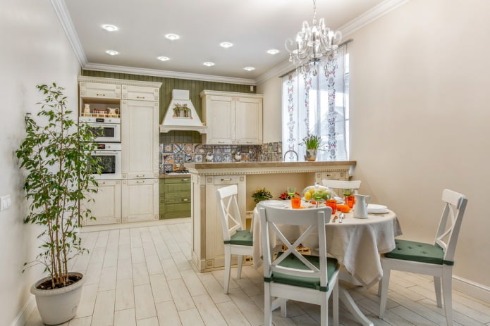 decorazione cucina in stile provenzale
