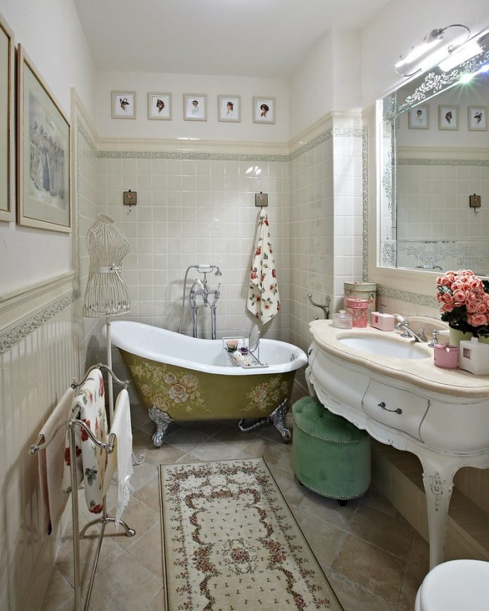 bagno in stile provenzale