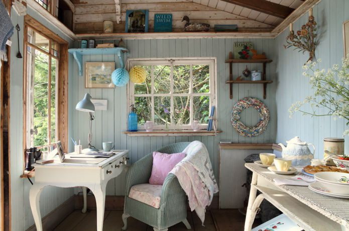 interno di una casa estiva