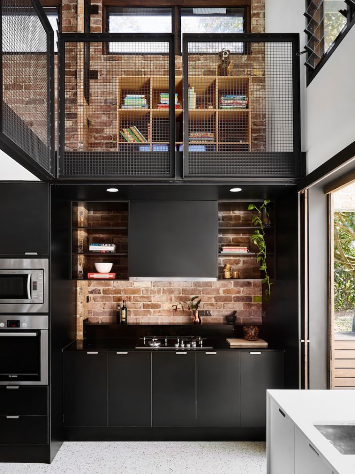 set da cucina nero