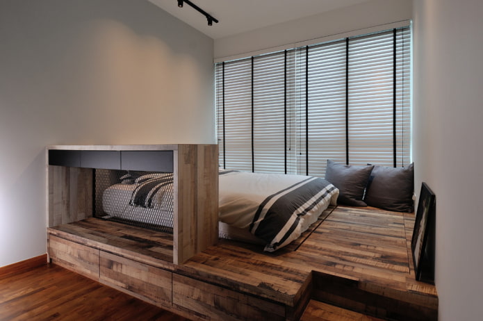 podio in legno