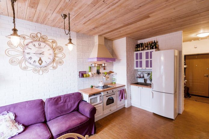 piccola cucina-soggiorno