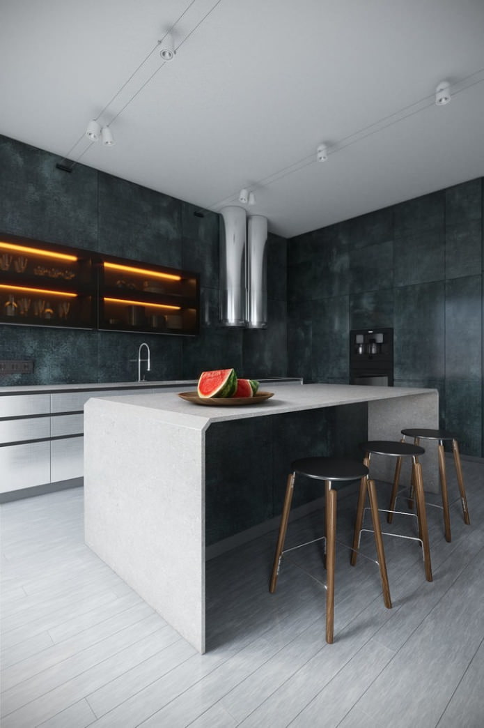 cucina in stile hi-tech