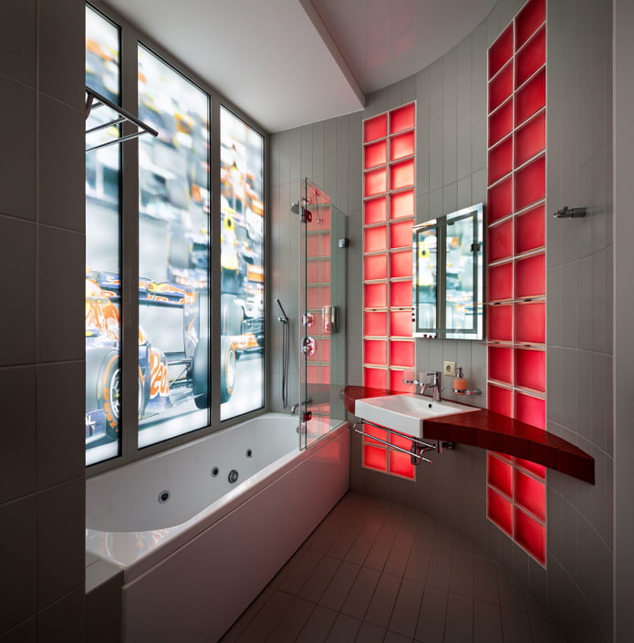 Tende 3D per il bagno