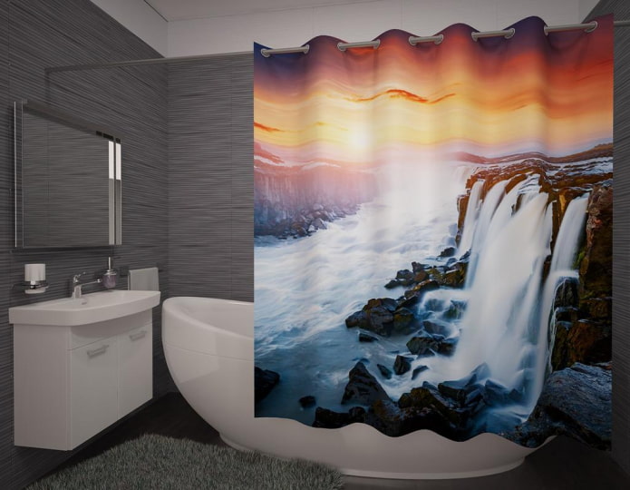 Tende 3D per il bagno