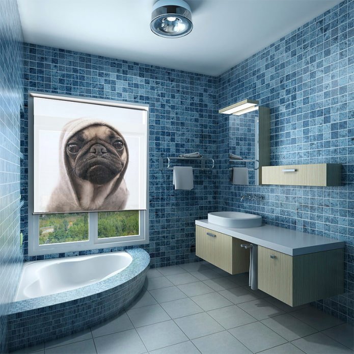 Tende 3D per il bagno