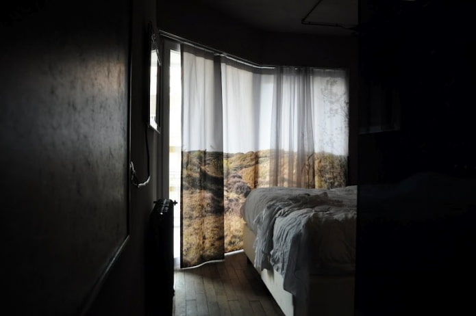 Tulle 3D in camera da letto