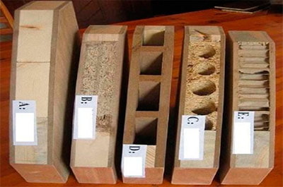 struttura interna delle porte a pannelli