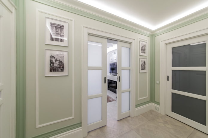 porta scorrevole a due ante
