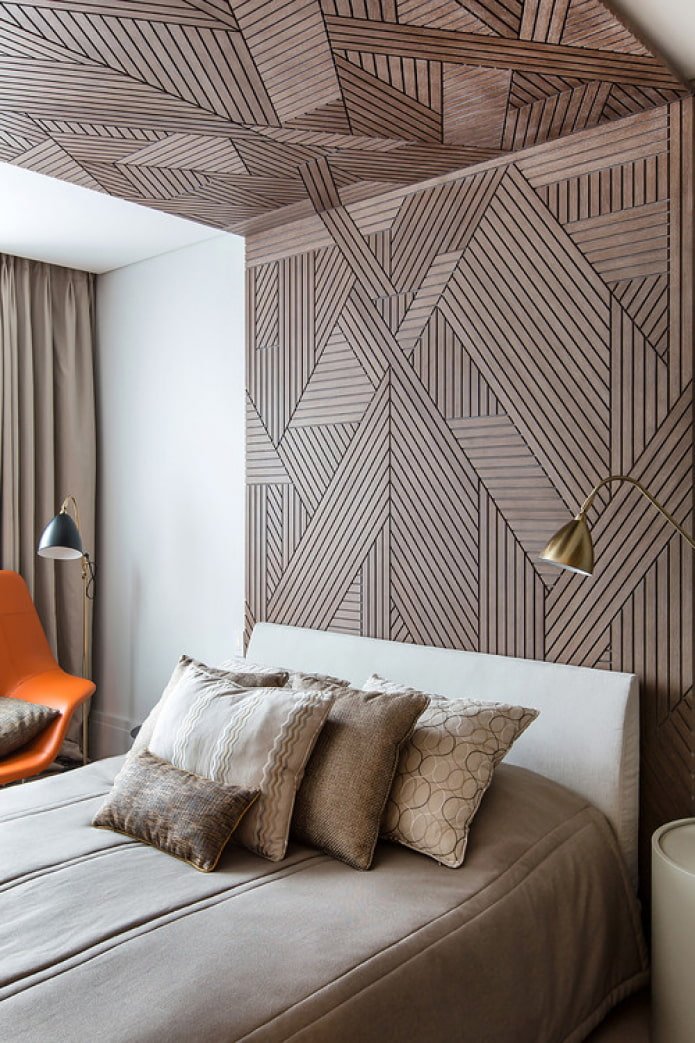 decorazione murale in legno