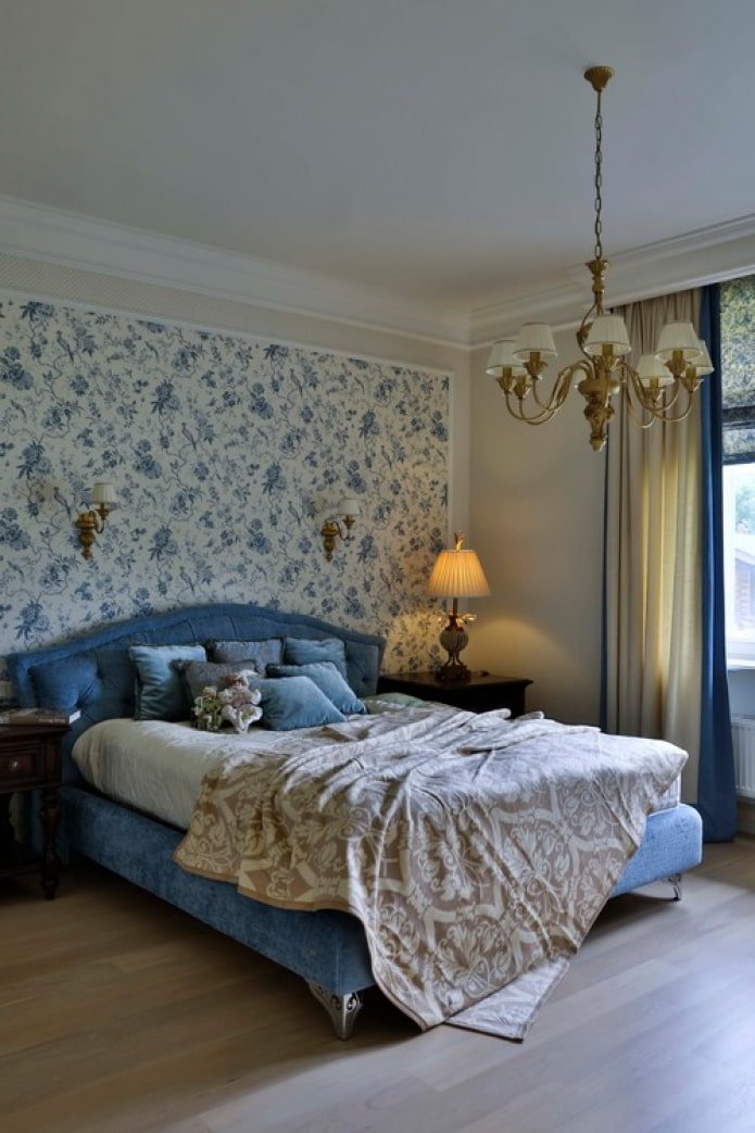 decorazione della parete dietro la testiera