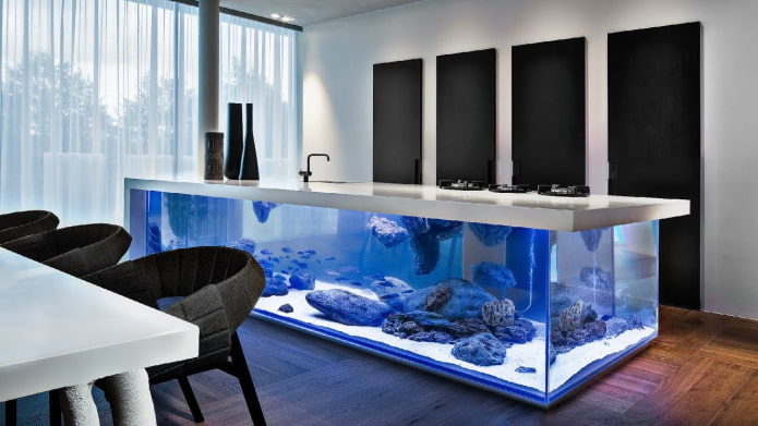 decorazione acquario di design