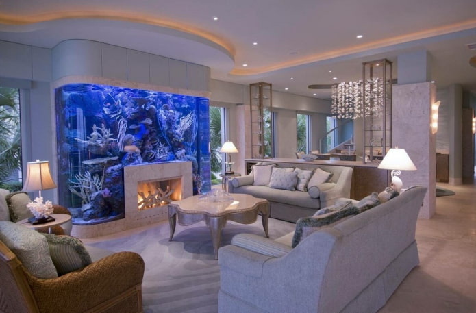 decorazione per acquario di design