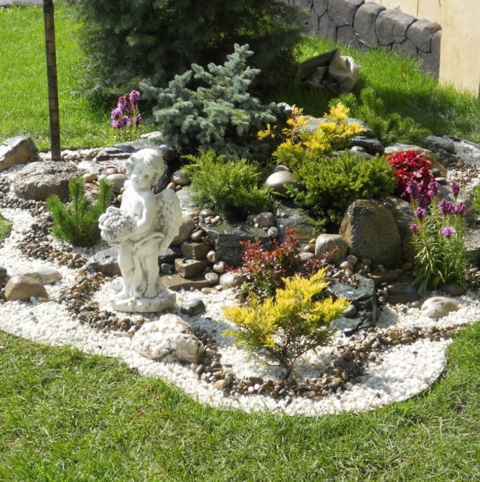 statua per uno scivolo alpino