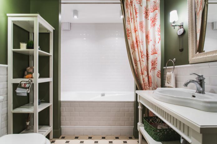 bagno in stile americano