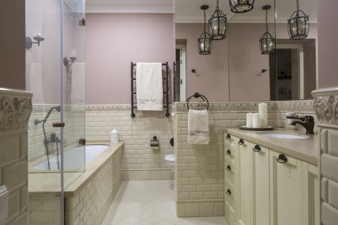 bagno in stile americano