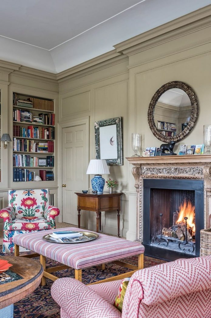 mobili imbottiti in stile inglese