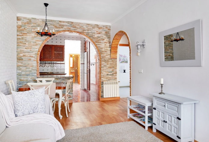 rivestimento intorno a un arco