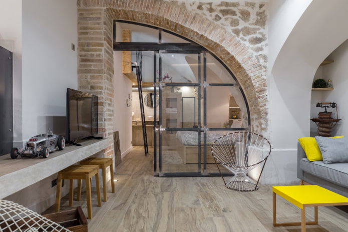 Semiarco all'interno