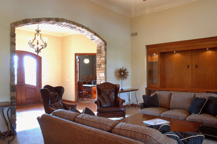 decorazione dell'arco con pietra decorativa