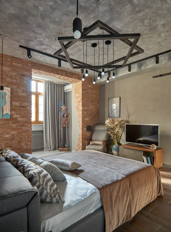 loft in camera da letto