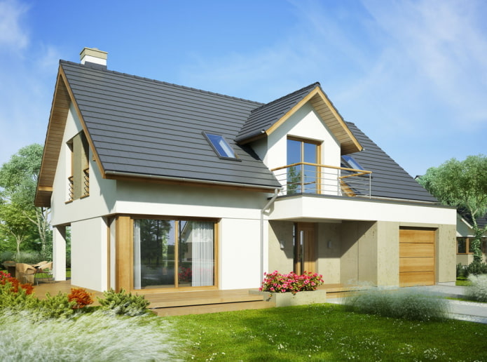 posizione del balcone nel progetto della casa