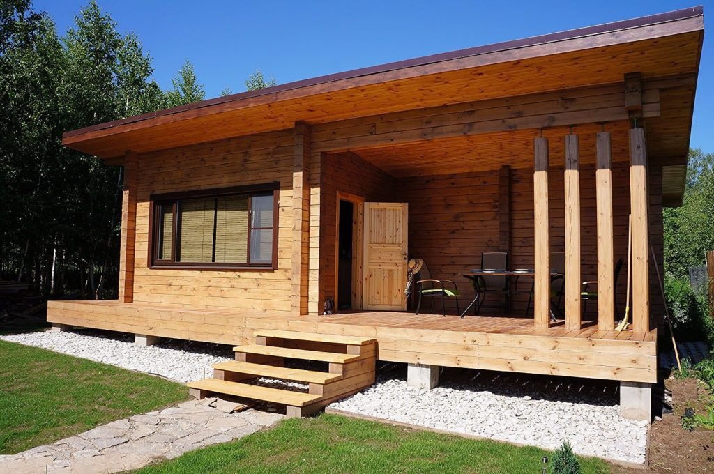 bagno con veranda