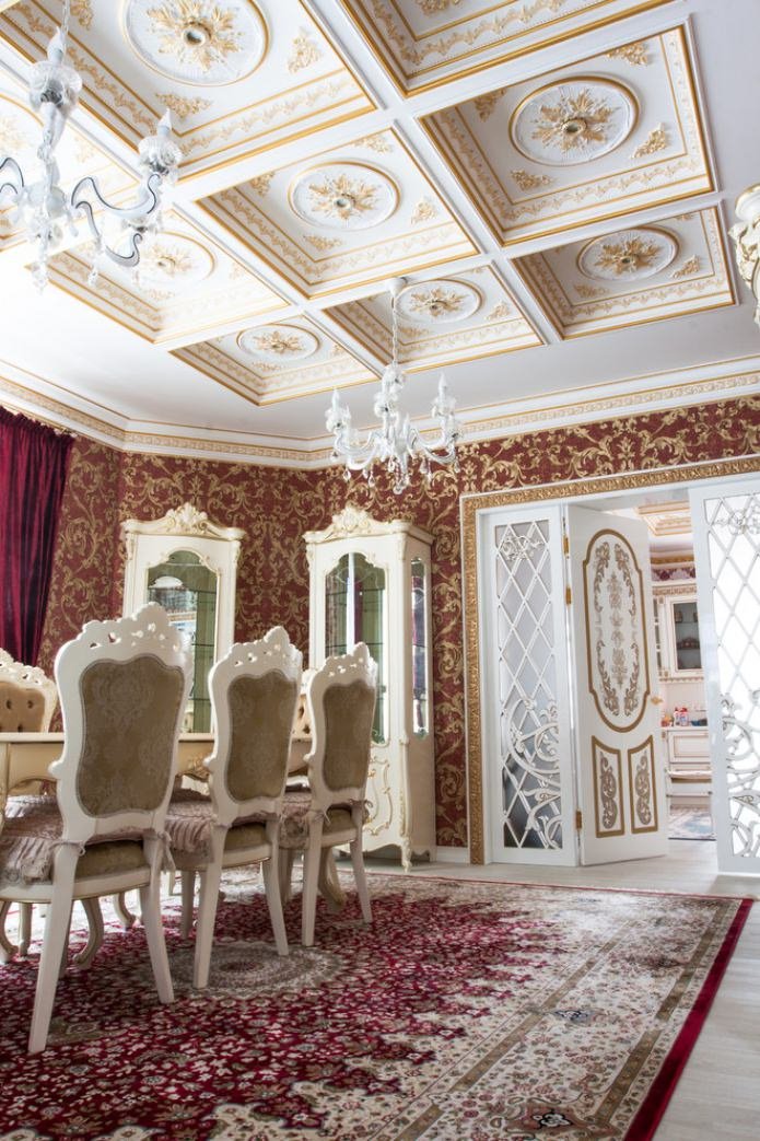 decorazione del soffitto barocco