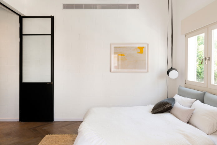 camera da letto minimalista