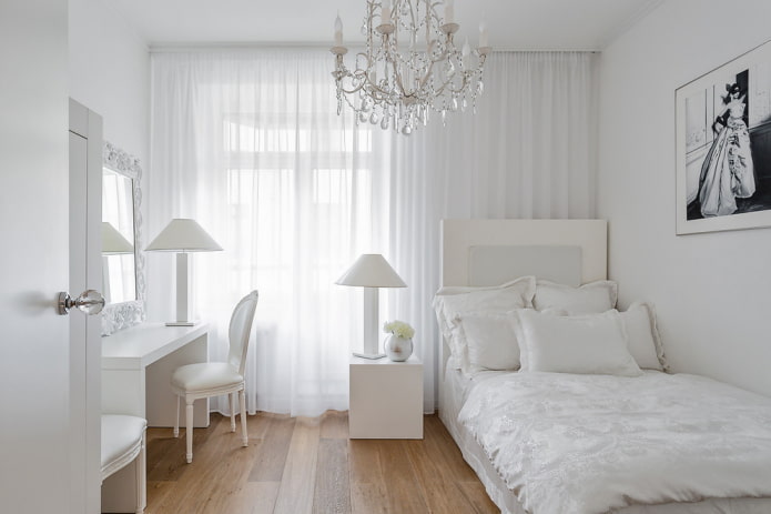letto bianco