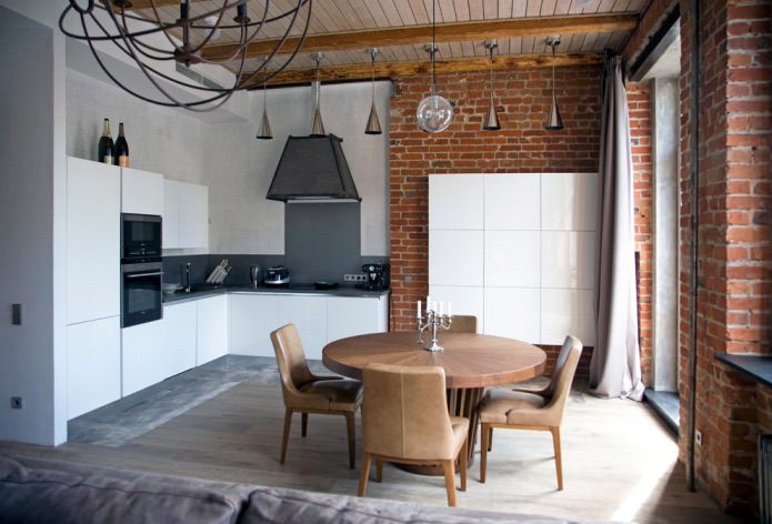 cucina in stile loft