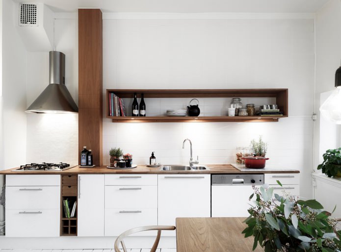 Set da cucina lineare