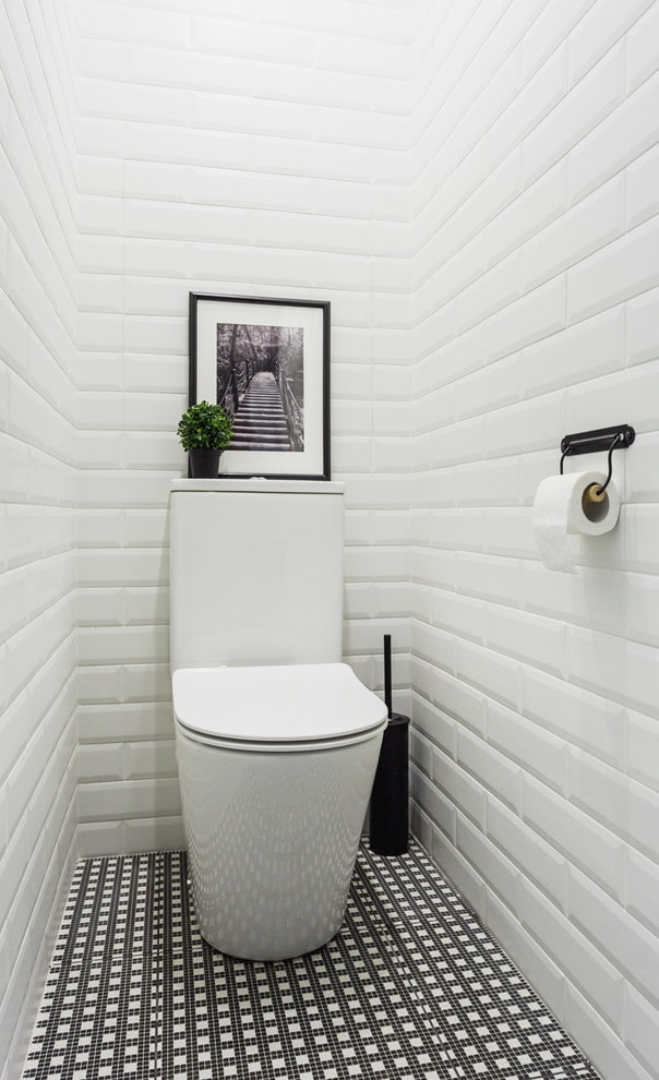 design degli interni del bagno bianco