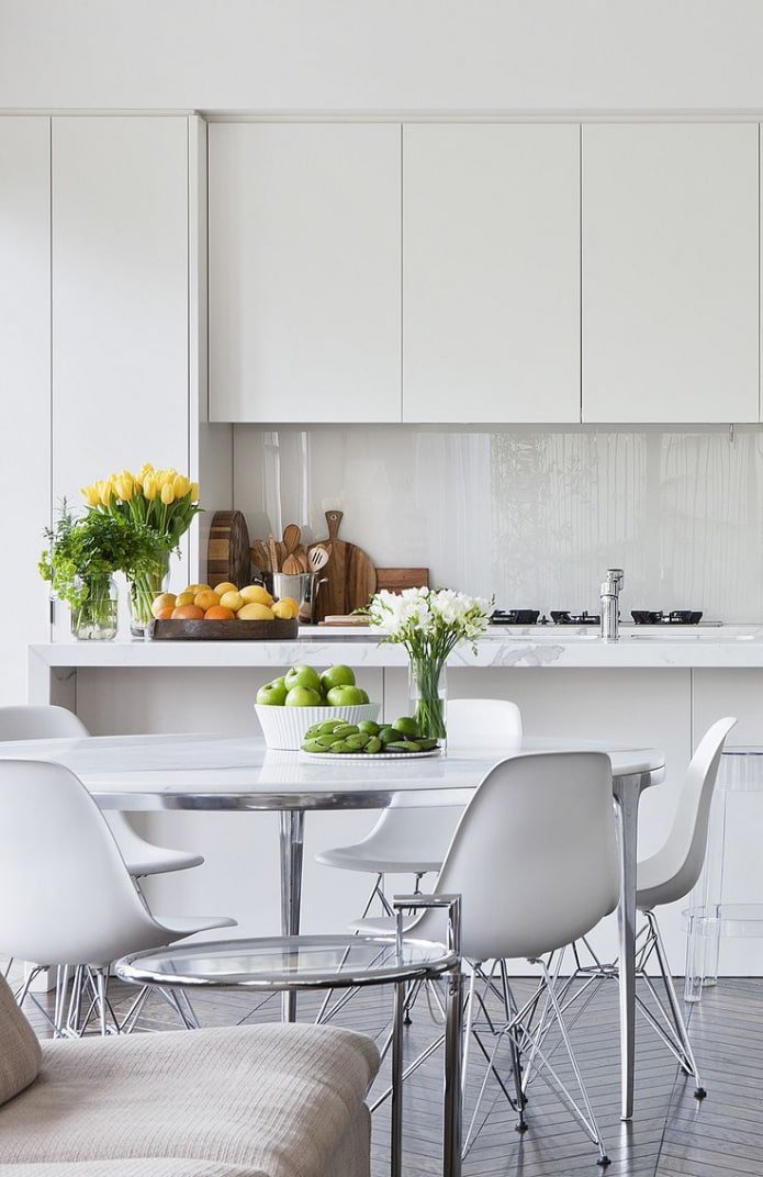 cucina bianco latte
