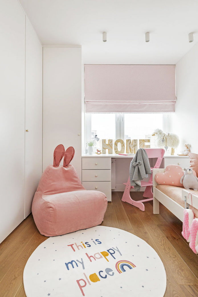 bianco con interni rosa