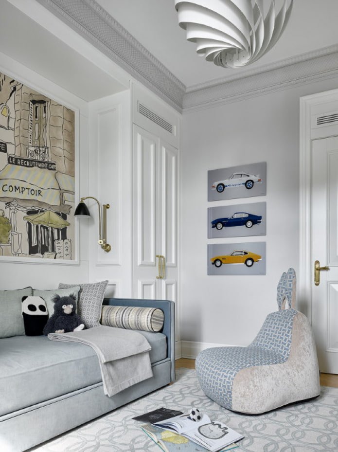 Cameretta in stile neoclassico