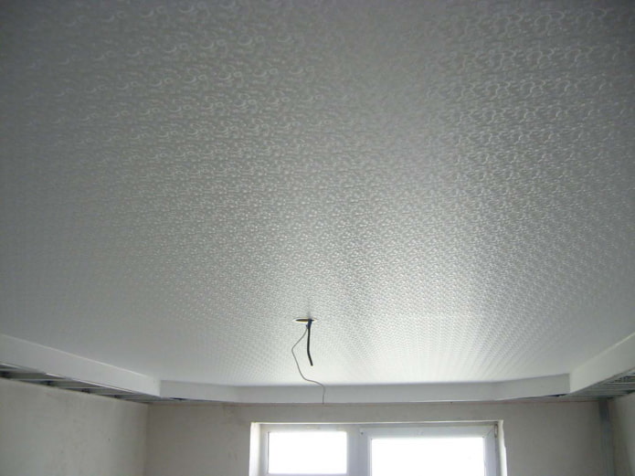 tessuto elasticizzato testurizzato bianco