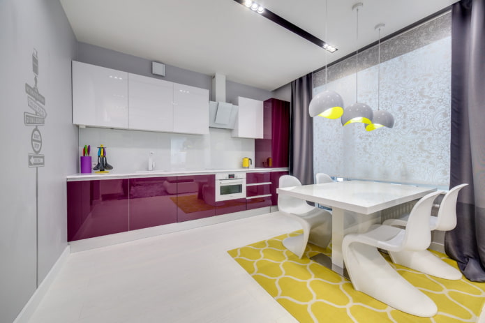 Laminato senza soluzione di continuità in cucina