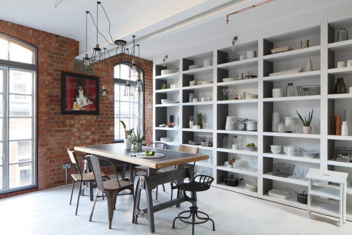 interno in stile loft