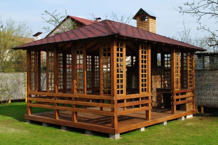 gazebo in stile orientale