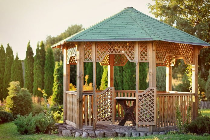 gazebo esagonale