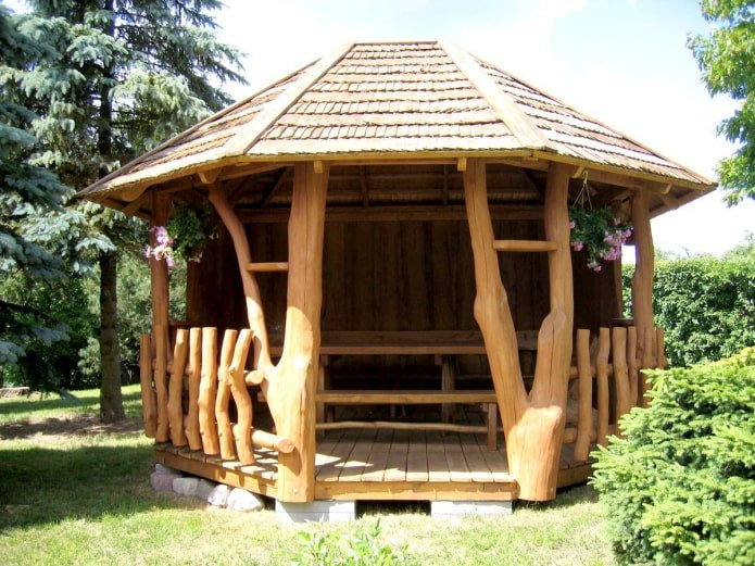 gazebo in legno