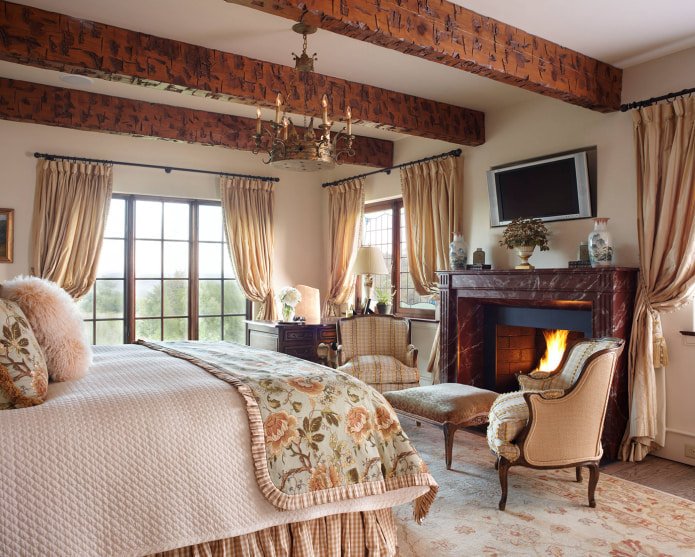 camera da letto in stile country