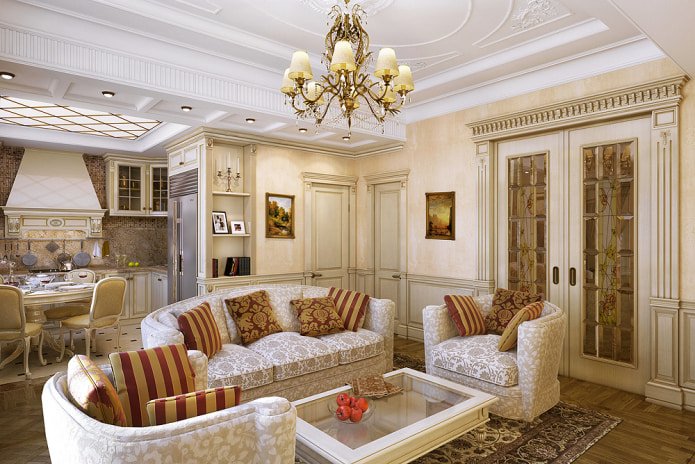 divano con monogrammi