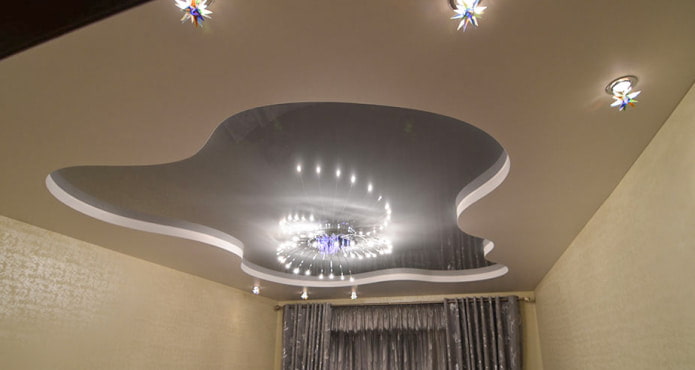 Soffitto beige-grigio